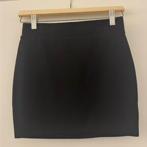 Macy's Elegant Black Mini Skirt